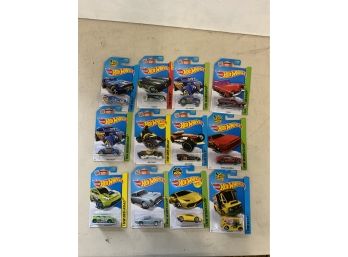 Lot Of 12 Modern Hot Wheels Cars Lot -Z, WYSIWYG NIB