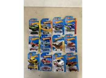 Lot Of 12 Modern Hot Wheels Cars Lot -B,  WYSIWYG NIP