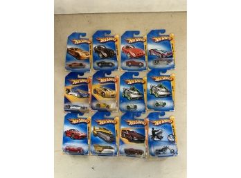Lot Of 12 Modern Hot Wheels Cars LOT# P, WYSIWYG