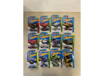 Lot Of 12 Modern Hot Wheels Cars F, WYSIWYG