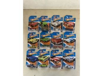 Lot Of 12 Modern Hot Wheels Cars Lot-R, WYSIWYG NIB