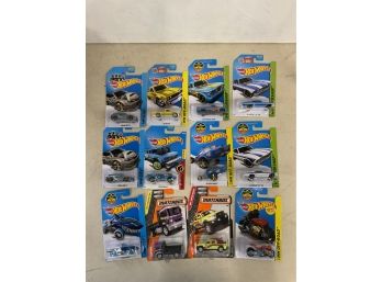 Lot Of 12 Modern Hot Wheels Cars Lot -E, WYSIWYG NIB
