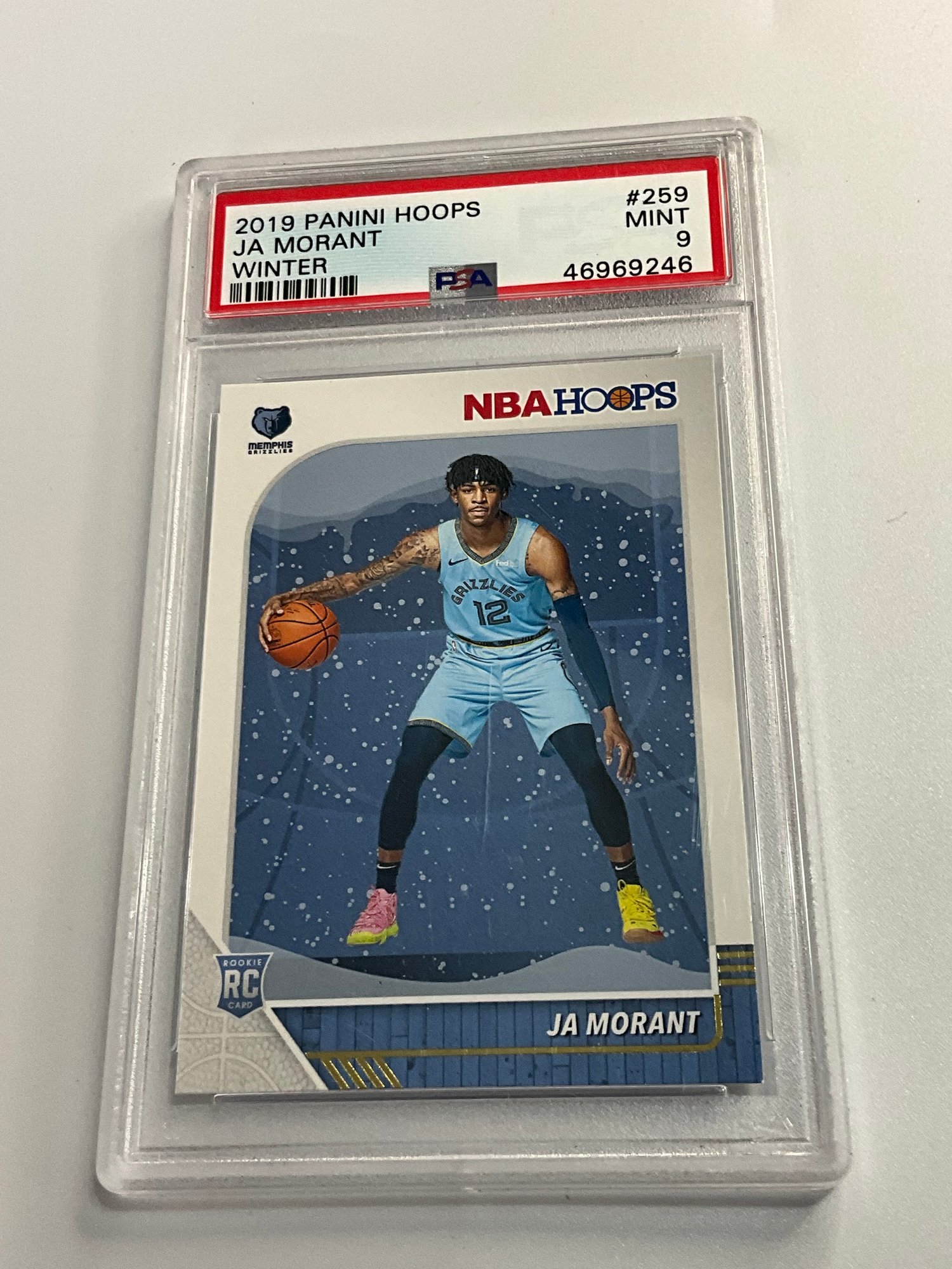 Ja Morant 2019-20 NBA Hoops Winter Rookie Card Graded PSA 9 #14605 |  Auctionninja.com