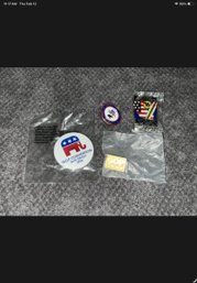 1996 Republican National Convention California GOP Buttons Pin Lot