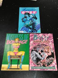 Adult Comics: Mistress Of Bondage, Boffy The Vampire Layer & Sweeter Gwen