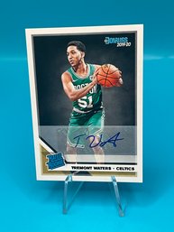 Tremont Waters 2019-20 Donruss Rated Rookie Auto