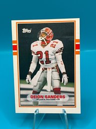 Deion Sanders 1989 Topps Traded Rookie