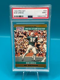 Bob Griese 1990 Pro Set Graded PSA 9