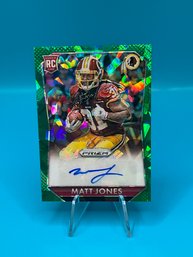 Matt Jones 2015 Prizm Signatures Green Ice Rookie Auto /50