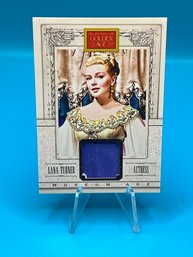 Lana Turner 2013 Panini Golden Age Museum Age Actress Relic