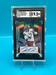 Jahan Dotson 2022 Select Rookie Signatures /199 Graded SGC Auto 10 Card 9.5