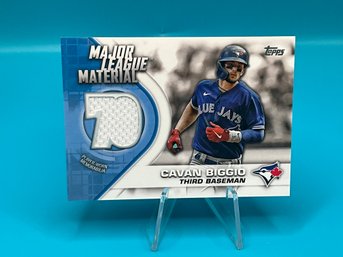 Cavan Biggio 2021 Topps Major League Material Jersey Card