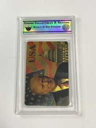 Donald Trump 2020 Gold Foil Card Graded 10