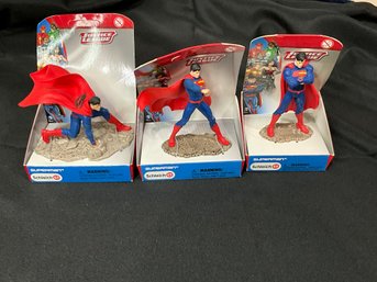 3 Superman Schleich Justice League Figures