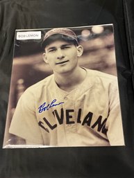 Bob Lemon Autographed 8x10 With COA