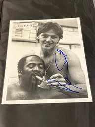 Luis Tiant Autographed 8x10 With COA