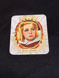 Greta Garbo 1934 Garbaty Film Star Series 1 Embossed Cigarette Card #10