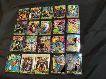 1995 DC Skybox Power Chrome Legends Cards