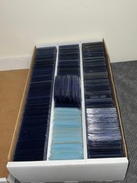 Large 3 Row Box Of Top Loaders And Penny Sleeves