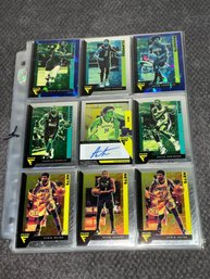 Basketball Card Lot In Pages With Rookies And Auto