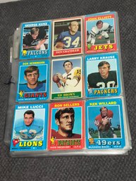 24 Pages Of Vintage Football Cards