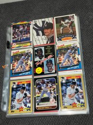 14 Pages Of Don Mattingly Baseball Cards