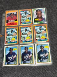 Frank Thomas Card Lot With Rookies