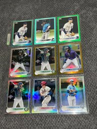 Page Of Topps Debut Baseball Low Numbered Rookie Prospect Cards