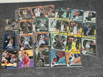 4 Pages Of Basketball Inserts, Stars And Color