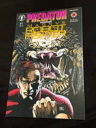John Ostrander Signed Predator Versus Magnvs Robot Fighter #1 Comic