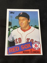 Roger Clemens 1985 Topps Rookie
