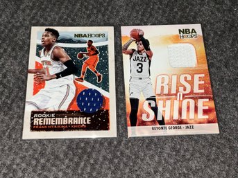 Ntilikina Rookie Remembrance And George Rise N Shine Jersey Cards