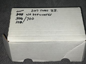 Box Of 2007 Topps Baseball Cards