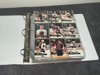Binder Full Of Mixed Hockey Cards