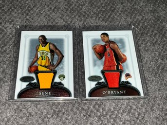 Sene & O'bryant Bowman Sterling Rookie Jersey Cards