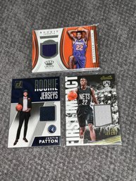 Ayton, Patton And Levert Rookie Jersey Cards