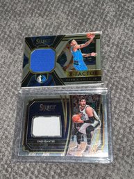 Enes Kanter And Dennis Smith Jr Select Jersey Cards