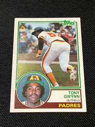 Tony Gwynn 1983 Topps Rookie Card