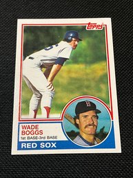 Wade Boggs 1983 Topps Rookie Card