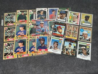 3 Pages Of Mixed Baseball Cards