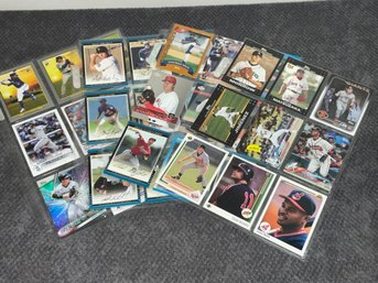 4 Pages Of Baseball Rookie Cards