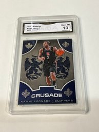 Kawhi Leonard 2019 Chronicles Crusade Graded GMA 10