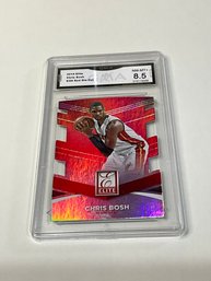 Chris Bosh 2014 Elite Red Die-cut /99 Graded GMA 8.5