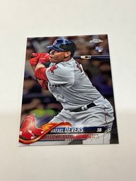 Rafael Devers 2018 Topps Chrome Rookie Card