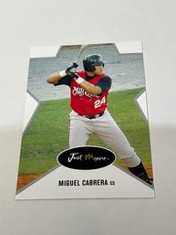 Miguel Cabrera 2003 Just Minors Rookie Prospect Card