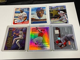 Vlad Guerrero Card Lot Including Bowman Platinum /999