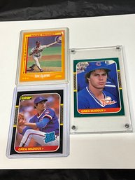 Greg Maddox And John Smoltz Rookie Card Lot