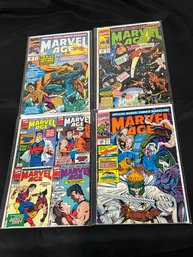 Marvel Age Comic Books #94, 99, 102 And 103