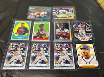 Ronald Acuna Jr Baseball Card Lot