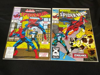 Spider-man #33 & 34 With The Punisher Comic Books